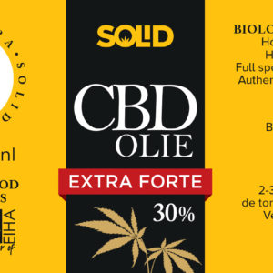 Solid CBD Olie Extra Forte 30%